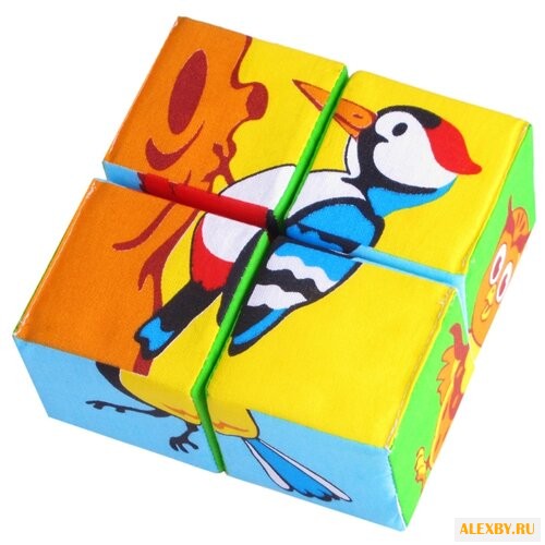 Кубики-пазлы Мякиши Собери