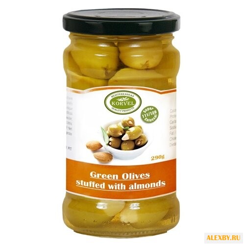 Korvel Оливки супер колоссал