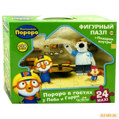 Пазл Origami Пингвиненок Пороро