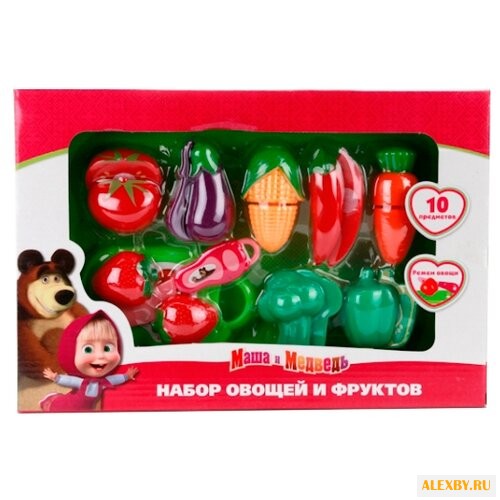 Набор продуктов с посудой