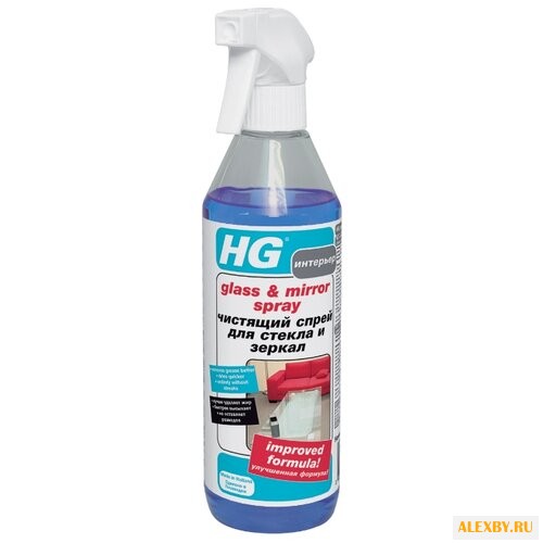 Спрей HG Glass & Mirror для