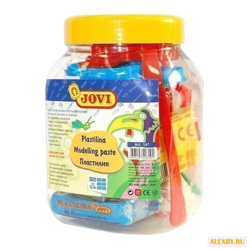 Масса для лепки JOVI 6 цветов 14x