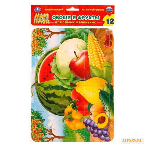 Рамка-вкладыш Умка Maxi Овощи и