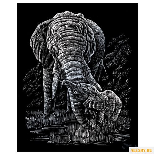 Гравюра Royal & Langnickel Слон