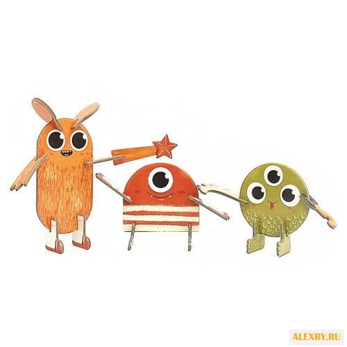 Набор пазлов Krooom 3D Монстры