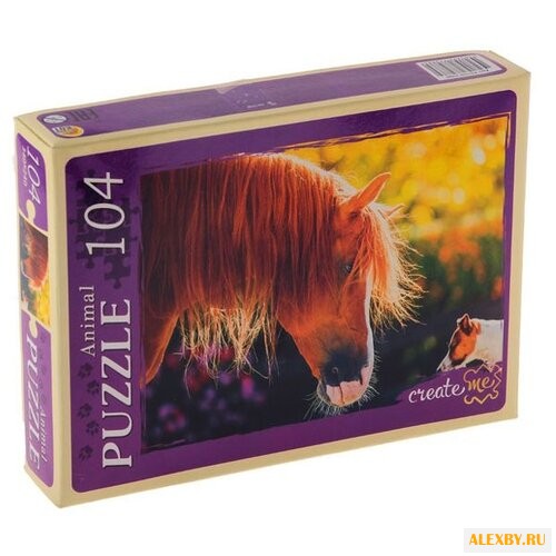 Пазл Рыжий кот Animal Лошадь и