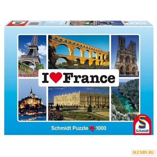 Пазл Schmidt Я люблю Францию