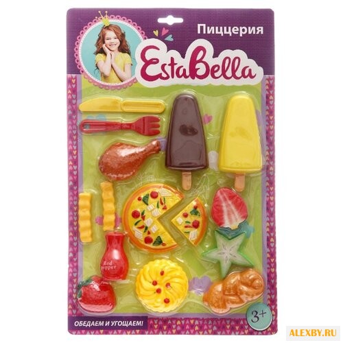 Набор продуктов с посудой