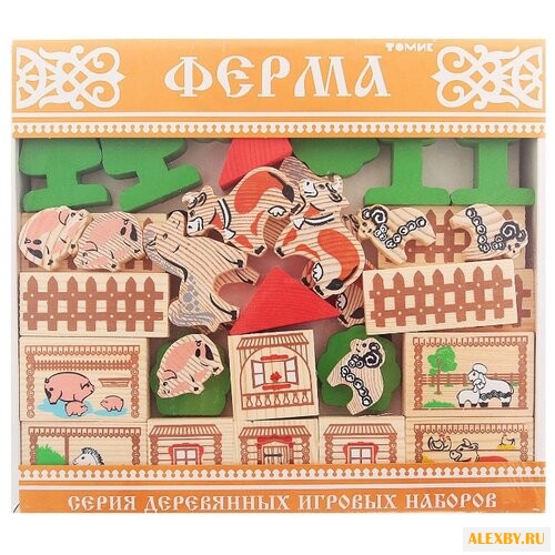 Кубики Томик Ферма 7678-2
