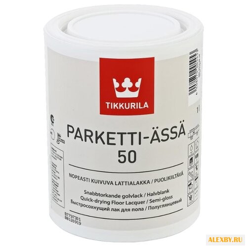 Лак Tikkurila Parketti Assa 50