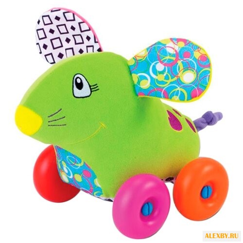 Каталка-игрушка Жирафики Мышка