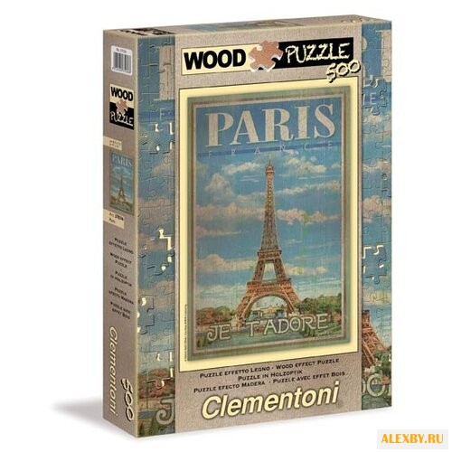 Пазл Clementoni Wood Париж