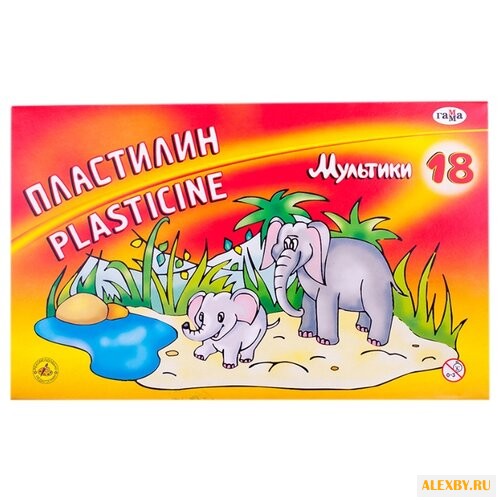 Пластилин Гамма Мультики 18