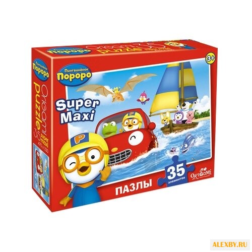 Пазл Origami Пингвиненок Пороро