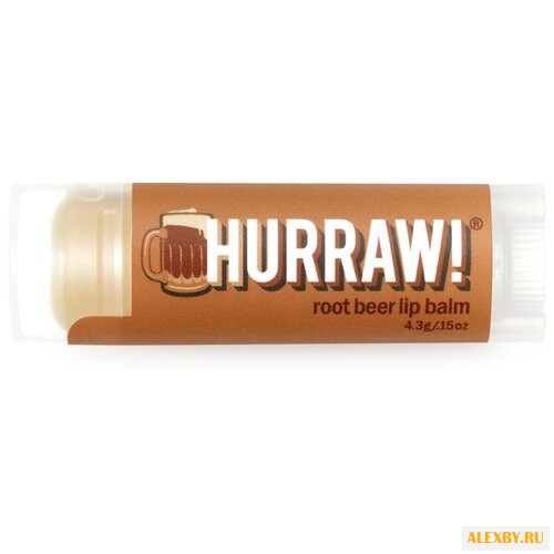 Hurraw! Бальзам для губ Root beer