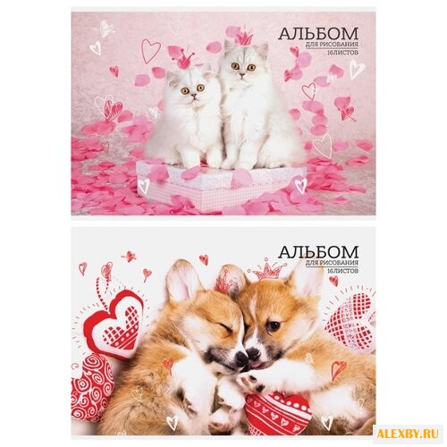 Альбом для рисования на скрепке