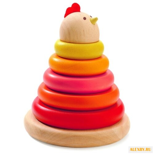 Пирамидка DJECO Курочка