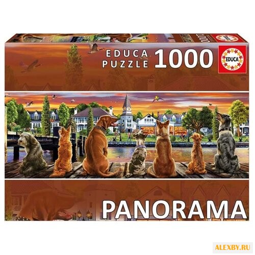 Пазл Educa Собаки на набережной