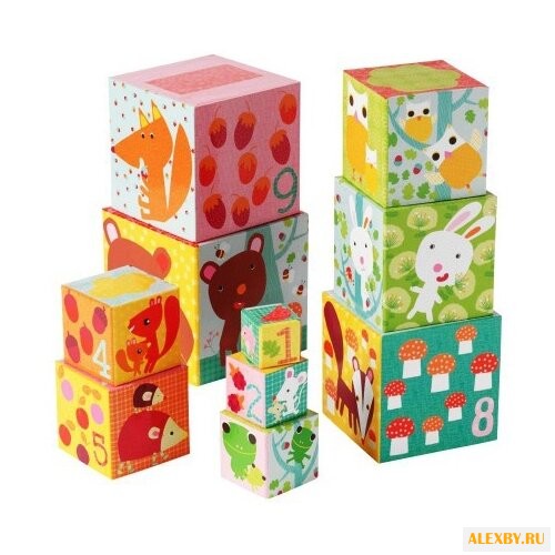 Кубики-пазлы DJECO Лес