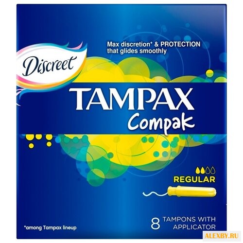 TAMPAX тампоны Compak Regular