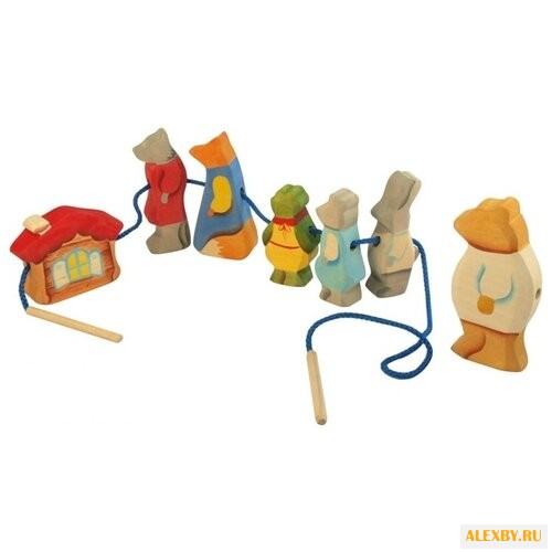 Шнуровка Сказки дерева Теремок