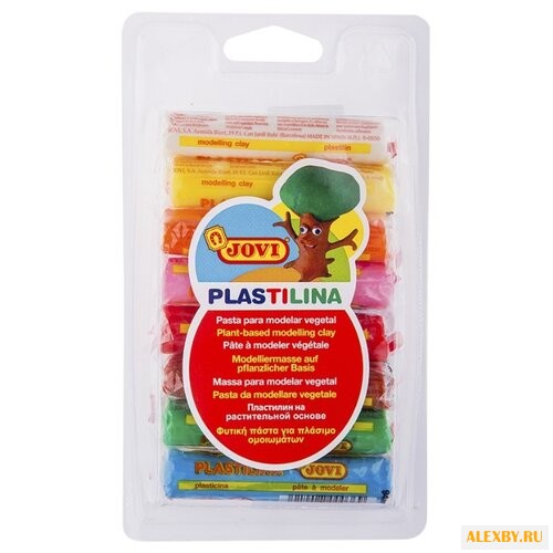 Пластилин JOVI 8 цветов по 15 г