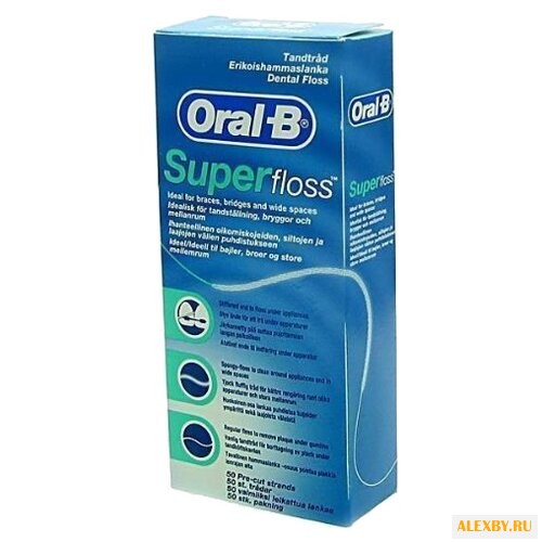 Oral-B зубная нить Super