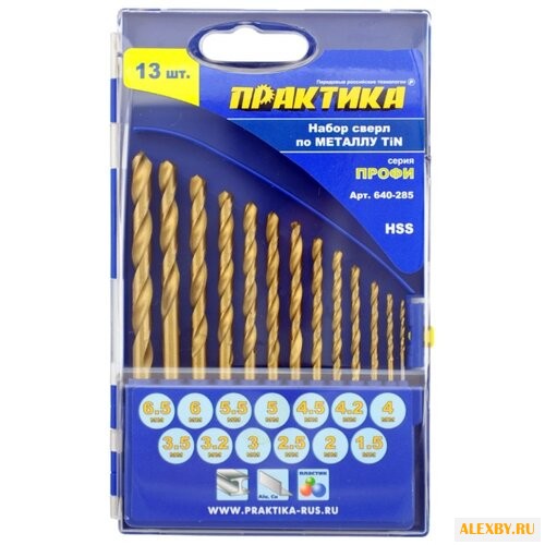 Набор сверл ПРАКТИКА Профи