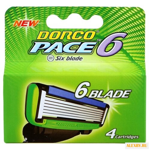 Сменные лезвия Dorco Pace 6