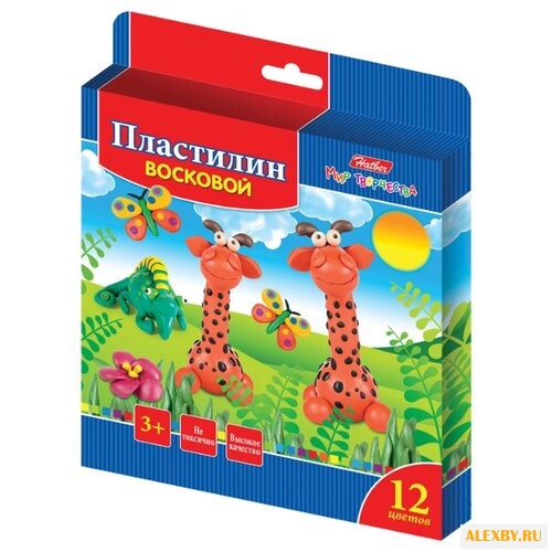 Пластилин Hatber Забавные