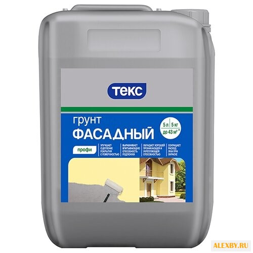 Грунтовка ТЕКС фасадный Профи 5 л