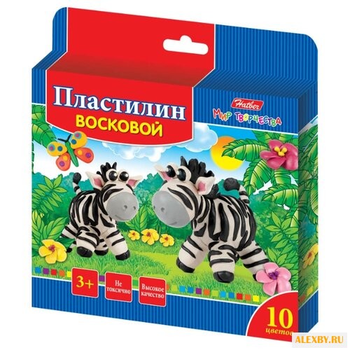 Пластилин Hatber Забавные