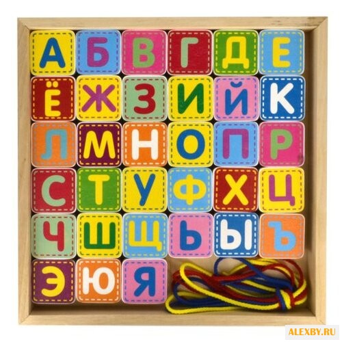 Шнуровка Alatoys Азбука КША3311