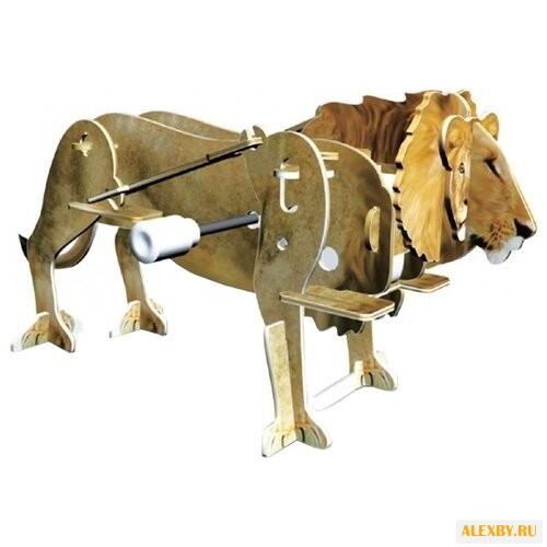 Пазл Pilotage 3D Лев заводной