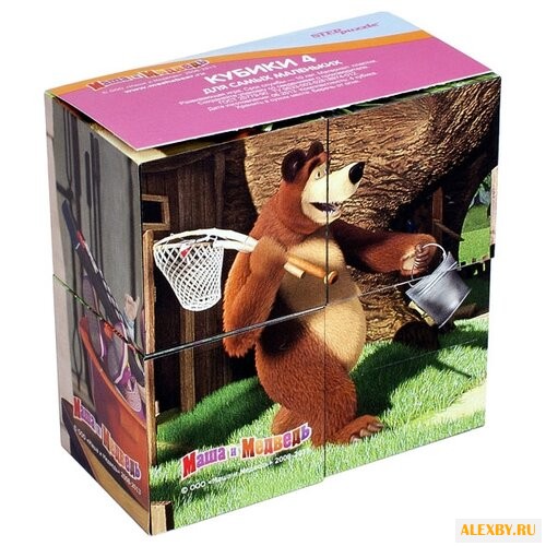 Кубики-пазлы Step puzzle Маша и