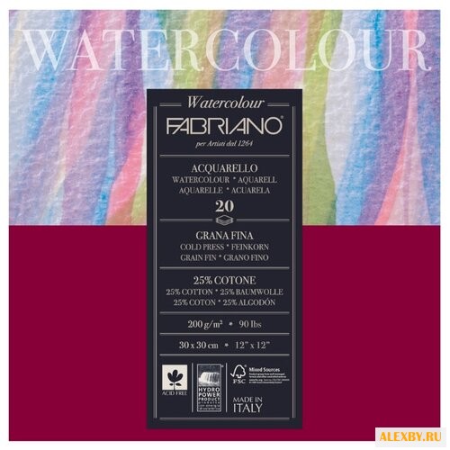 Альбом для акварели Fabriano
