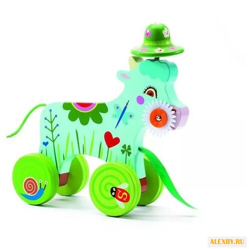 Каталка-игрушка DJECO Корова