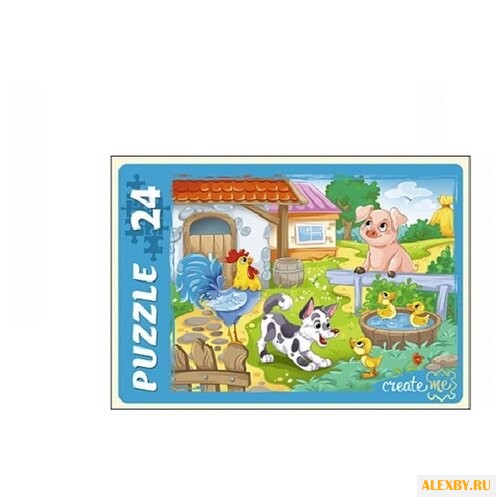 Пазл Рыжий кот Ферма ПУ24-7297