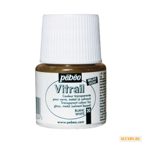 Краски Pebeo Vitrail Белый