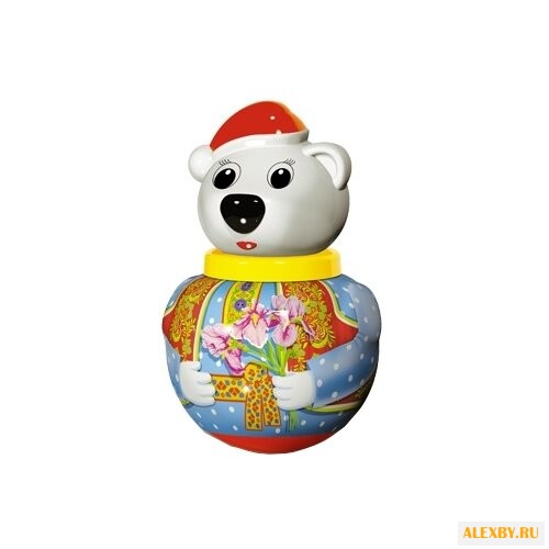 Неваляшка Стеллар Белый медведь