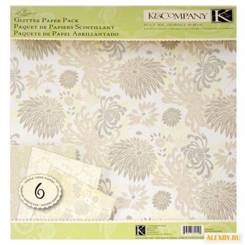 Бумага K&Company 31х31 см 6