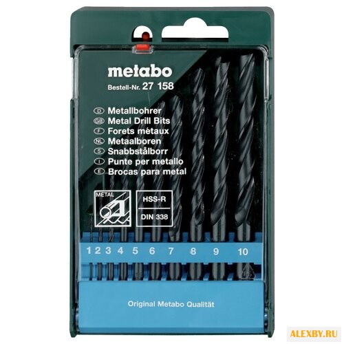 Набор сверл Metabo 627158000