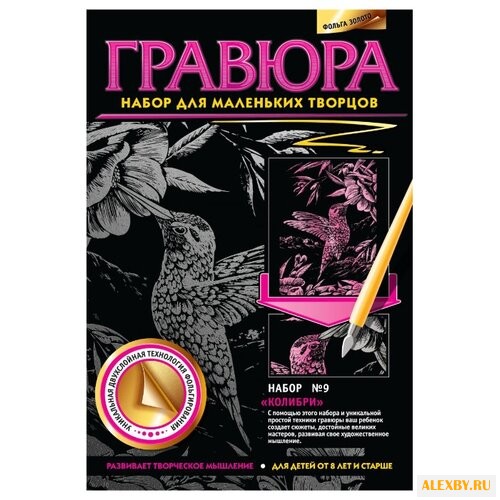 Гравюра Фантазёр Колибри N9