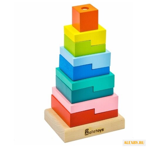 Пирамидка Alatoys Ступеньки 9