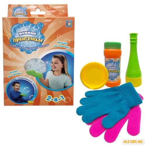 Мыльные пузыри 1 TOY 2 в 1