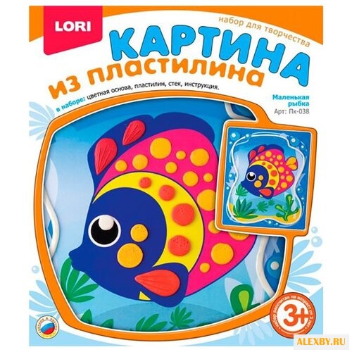 Пластилин LORI Картина из