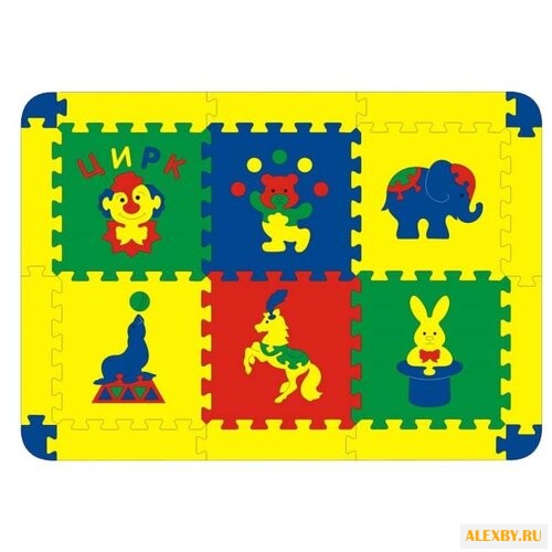 Коврик-пазл Флексика Цирк 45447