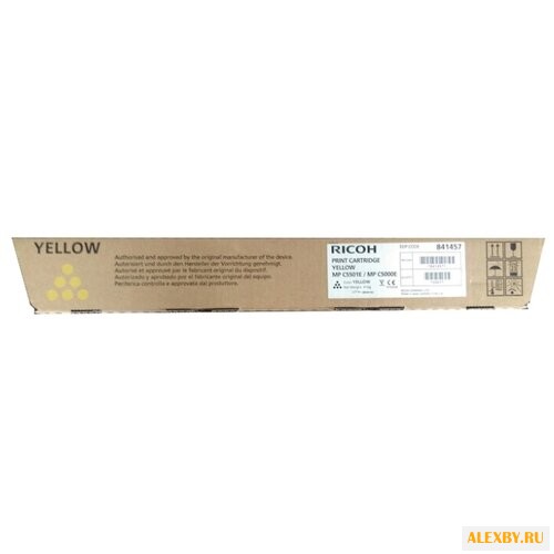 Картридж Ricoh MP C5501E Yellow