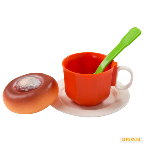 Набор продуктов с посудой