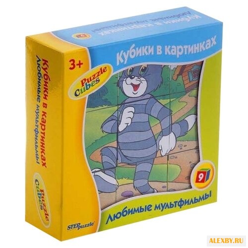Кубики-пазлы СТЕП Любимые